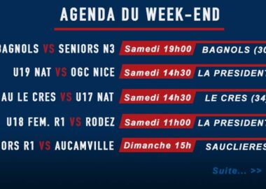Agenda du 13 au 15 Janvier